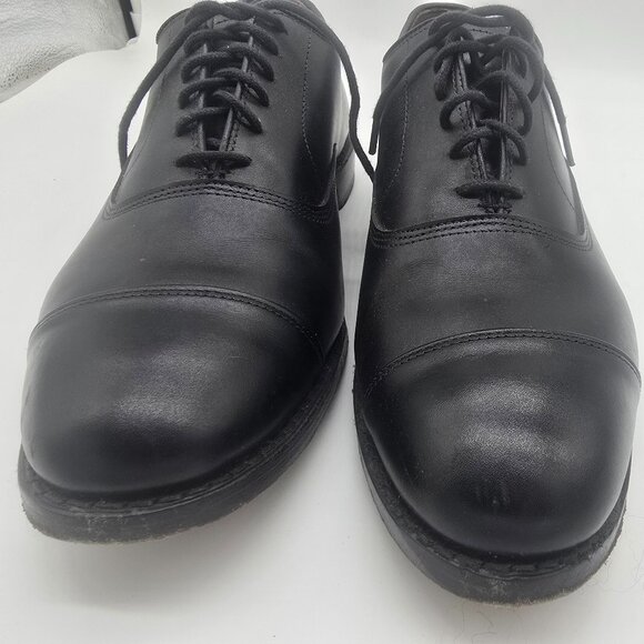 Allen Edmonds Park Avenue Cap-toe Oxford Dress Shoe Black Leather Mens Size 10.5 main image 5
